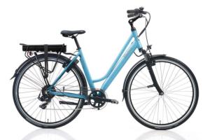 Vélo City E-Bike Riviera 28" Mixte Bleu MBM alloy 6061 Hydroform Taille 50