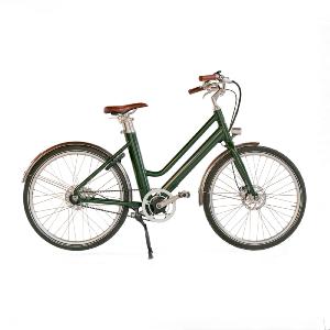 Vélo City E-BIKE VOLTAIRE Modèle Courcelles Vert Anglais Taille 44