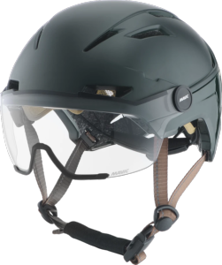 Casque Urbain MAVIC Speedcity Vert Anglais Visière intégré 54-59 Taille M